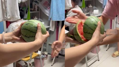 女子打人吃瓜图片搞笑视频,搞笑视频笑翻网友